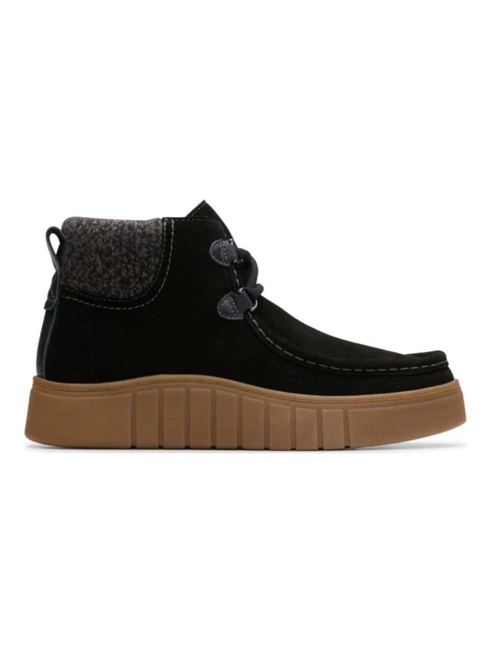 Clarks Mykah Izzy Black Suede Cozy Ankle Booties Size 7M NWT - Picture 2 of 4